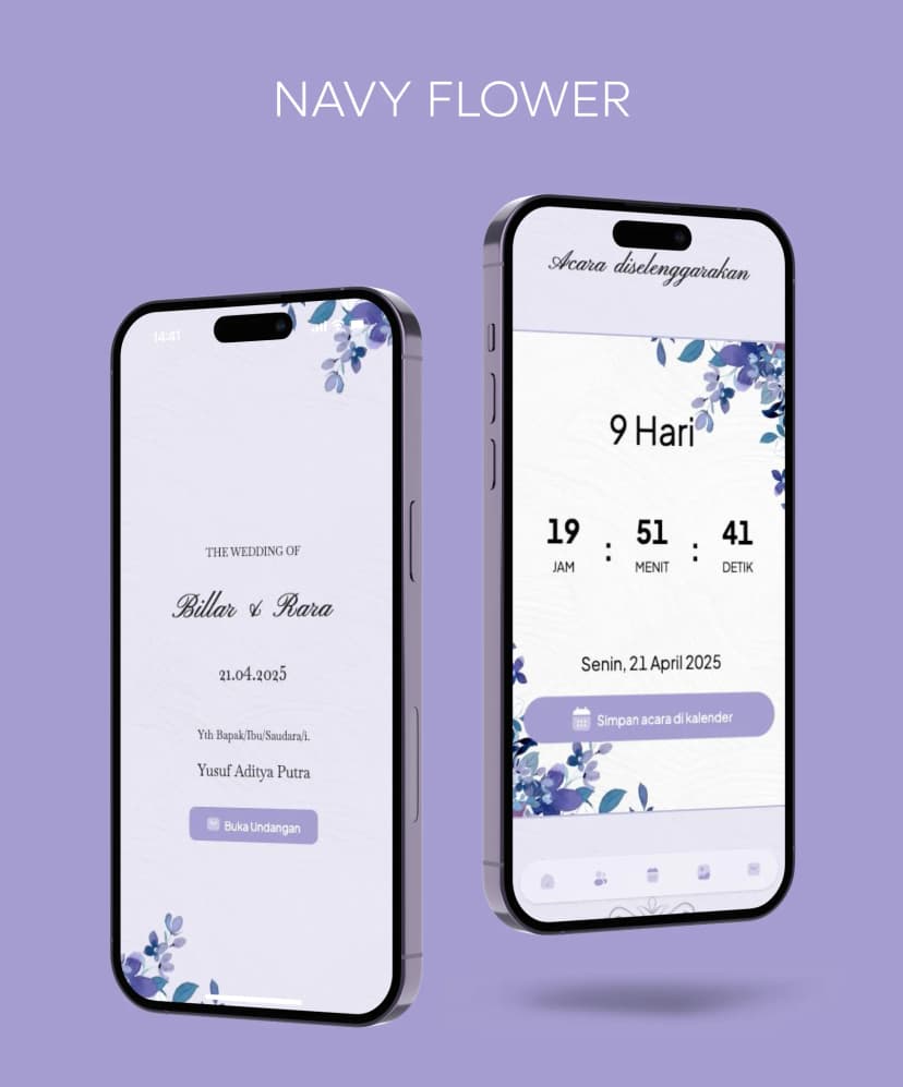Navy Flower